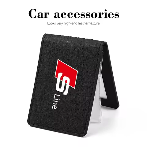 Car Driver License Cover Credit Card Holder For Audi Sline A4 A3 A6 Q2 Q3 Q4 Q5 Q6 Q7 Q8 B8 B9 B6 TT