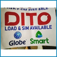 dito tarpaulin only DITO load sim available