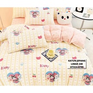 KATUN Premium Japanese Cotton Bed Sheet Set for Children Queen Size 160x200 King 180x200 Extra King 