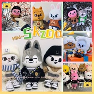 【PRETTY】 ✨Stray Kids✨ AIXINI 8.2in(20cm) Skzoo Plush Toys  Skz Plushie Jiniret/Wolf Chan/Leebit/DWAEKKI/Jiniret/HAN Quokka/BbokAri/PuppyM/FoxI.Ny for