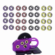 8pcs flange ball bearing 5*10*4mm for Low LCG rc crawler gearbox transmission