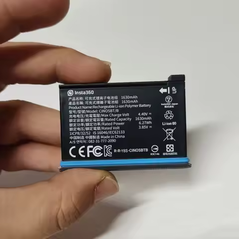 100%Original 3.85V 1630mAh for Insta 360 CINOSBT/B ONE X2 Sports Camera Rechargeable Battery