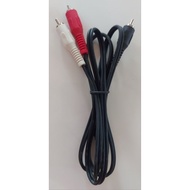 1 RCA MALE TO 2 RCA MALE AUDIO CABLE 1.2 METRES