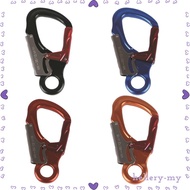 [HelleryMY] Self Locking Carabiner Clip Smooth Key Nose Gate Double Locking Snap Hook for
