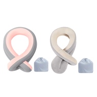 [lzdjlmy1zs] Travel Neck Pillow Compact 360 Support Adjustable PP Cotton Head Support Sleep Head Res