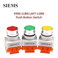 22mm Self-Resetting Y090-11BN LAY37 LAY7-11BN Push Button Switch Silver Contacts Momentary NO/NC 4 S
