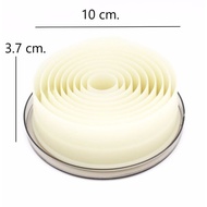 Cookie Press Mold Plastic Circle 9 Sizes