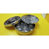SPICES CONTAINER / MASALA DAPPA STAINLESS STEEL