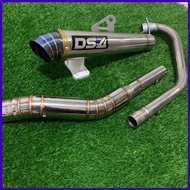 ◊ ┏ ☏ (tambutso) Big elbow DS4 pipe conical exhaust pipe Muffler open tmx 125 155 tmx 150 pinoy 125