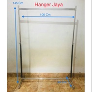 GANTUNGAN 1 Meter Clothes Hanger 1 Meter Square Pipe Goal/