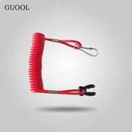 GUOOL Universal Fit Outboard Engine Kill Switch Lanyard Rustproof Outboard Engine Stop