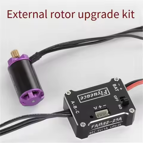 Promotion 25A ESC 1224-4500KV Outrunner Brushless Motor Combo Upgrade Modification for 1/24 FMS FCX2