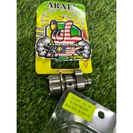 ARATA RACING CAM SHAFT LC135 Y15 FZ150 / ARATA RACING HARAM CAM SHAFT Y15 LC135 /ARATA CAM S4-5 or S