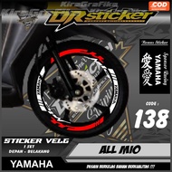 Rim Stickers - Rim Cutting MIO Motorcycle Rim Cutting Stickers