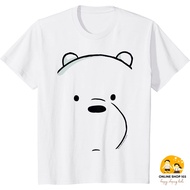 Cn We Bare Bears Ice Bear Big Face T-Shirt