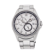 [Powermatic] Orient RA-AK0603S Automatic Sun And Moon Diamond Accents White Dial Stainless Steel