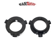 BLACKFUNNY 2Pcs H7 LED Adapter Base Headlight Fit for Hyundai Veloster Bulb Holder for KIA K4 K5 Sor