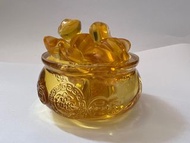 琉璃 聚寶盆 連元寶