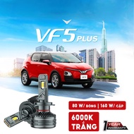 2 Cos LED Headlight Bulbs VinFast VF5 / VF5 Plus LED H7 Headlight/ Cos - White / 90W - 160W