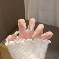 30PCS Mint Hawaii 3D Carving Nail Art Fresh and Gentle Wearing Armor-MJ-890