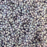 果冻花生珠3x6 -紫色 Jelly Peanut Beads 3x6 - Purple