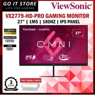 VIEWSONIC 27" VX2779-HD-PRO FHD 1MS 180Hz IPS GAMING MONITOR (HDMI / DP)