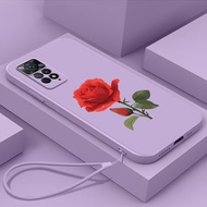 TPU Drawing Rose Redmi note11 4G-Redmi note11s-Redmi note 11 Pro 4G-Redmi note 11 Pro 5G