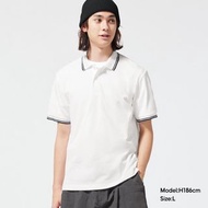 GU 對比色修身襯衫 Dry polo shirt