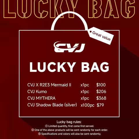 CVJ Lucky Pack: Surprise Sound Set with High Quality Earphones CVJ X R2E3 Mermaid 2 CVJ Kumo CVJ MYT