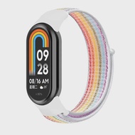 ห่วงไนลอนสําหรับ Xiao mi mi Band 10 สาย smartwatch กีฬา mi band10 Breathable นาฬิกาสร้อยข้อมือ mi ba