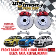 BRAKE BARU DEPAN HONDA  11 INCI UNTUK RIM 15 MYVI