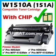 💥WITH CHIP💥 Compatible to HP 151A W1510A W 1510A  4003dw Laserjet Pro M4003 M4003dn M4003dw MFP 4103