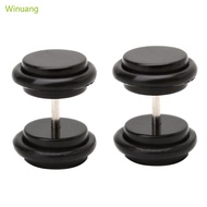 Winu 2pcs 18G 1 2mm Ear Studs 00G 10mm Acrylic Fake Ear Plug Taper Stretcher