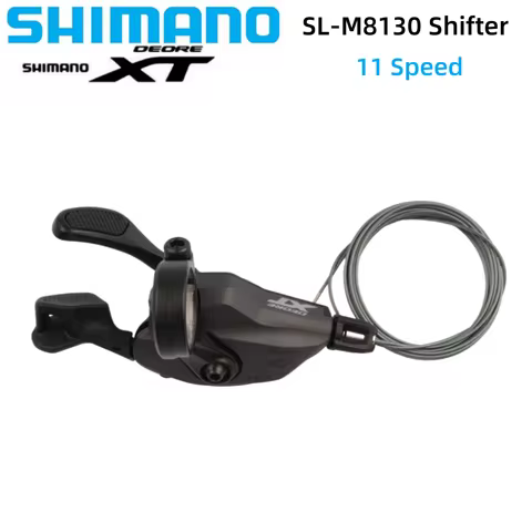 SHIMANO DEORE XT M8130 Shifter 11 SPEED SL-M8130-R 11S RAPIDFIRE PLUS Finger Dial For MTB MountainBi