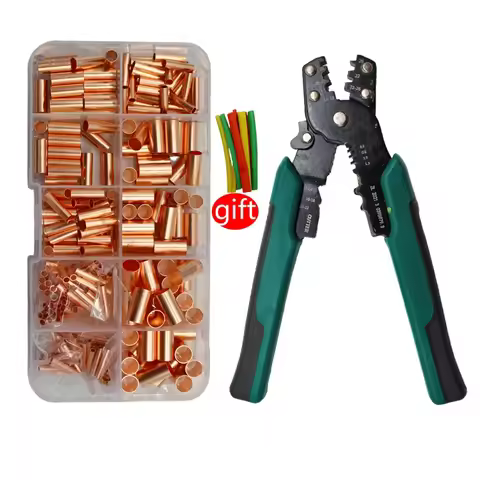 U/O-shaped splicing box crimping terminal, copper tube connector, 2.8/4.8/6.3mm wire connector cable