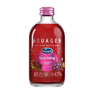 AQUAGEN - AQUAGEN x Ocean Spray - 蔓越莓葡萄海洋深層氣泡飲(330ml) #台灣熱賣 #有汽果汁飲品