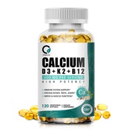 Orgeuos Calcium Supplement With Vitamin D3+K2+B12 Capsule Enhance Bone Density and Protect Joint Hea