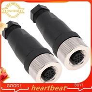 [Hot-Sale] Waterproof Male Plug 2PCS for 5pin Sensor Connector Set for Industrial Use 5P I Female(PG