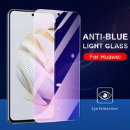9H Anti UV Purple Blue Light Tempered Glass Screen Protector For Huawei Pura 80 70 P50 P40 P30 P20 L