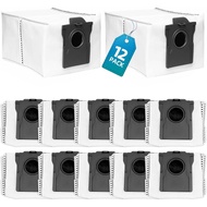12 Pek Beg Vakum Serasi dengan Dreame L50 Ultra/L40 Ultra/X50 Ultra/X40 Ultra/X30 Ultra/L10s Ultra G