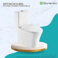 SORENTO SRTWC8318-RL One Piece WC Water Closet Toilet Bowl 10 inch 250mm Soft Close Seat Cover Toile