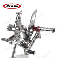 Arashi GP Footpeg Fit Ninja ZX10R 2025 2024 CNC Racing Rearset Pedal Set Fit ZX1000 ABS 24-25 KRT Ed