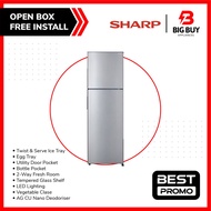 Sharp 320L 2-Door Smile Refrigerator SJ-325MSS Peti Sejuk SJ325MSS