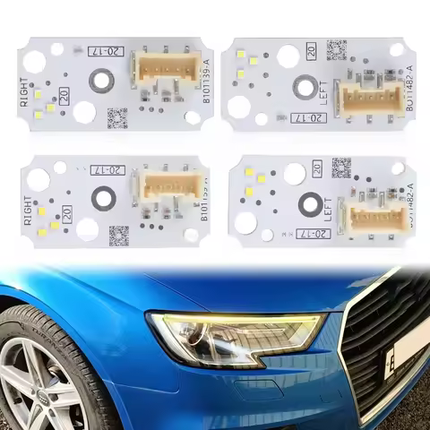 2pcs Xenon Headlight DRL Board Led Daytime Running Light Module Chips For Audi A3 S3 2016-2020 8V099