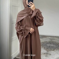 GAMIS ABAYA TALI PITA TANGAN ABAYA MASAKINI SIMPLE ELEGAN