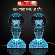 Crystal Bridge Altar Lamp, Multi-Colored LED TRUTH THIEN BEAUTY, Altar Decoration Light PLC-20