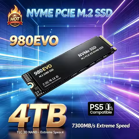980 EVO SSD NVMe M2 500GB SSD 1TB 2TB 4TB SSD M.2 2280 PCIe3.0X4 Internal Solid State Drive Disk for