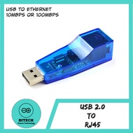 USB LAN ADAPTER BIRU / USB TO ETHERNET RJ45 BIRU