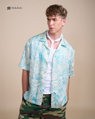 MAKAI เสื้อเชิ้ต เสื้อฮาวาย ผ้าไลโอเซลล์ ลาย BRISA Hawaiian Shirt