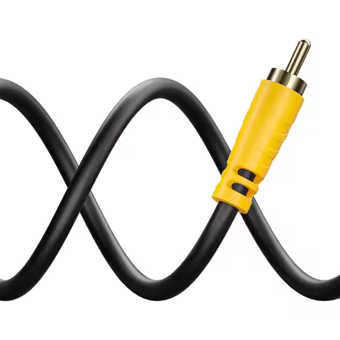 2RCA+3.5mm Stereo Audio Cable 1.5M/4.9FT Digital SPDIF Coaxial To Analog 3.5mm AUX Cable Digital SPD